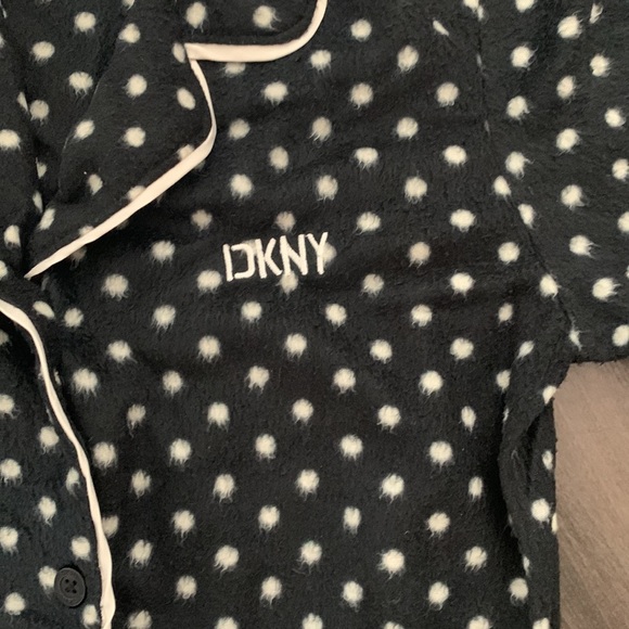 DKNY Polka Dot Cozy PJ Set - Picture 3 of 9